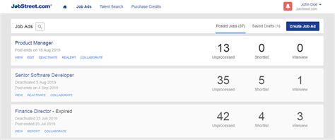 jobstreet for employer.